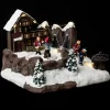 VILLAGE DE NOEL RANDO SKI A PILE 9 LEDS