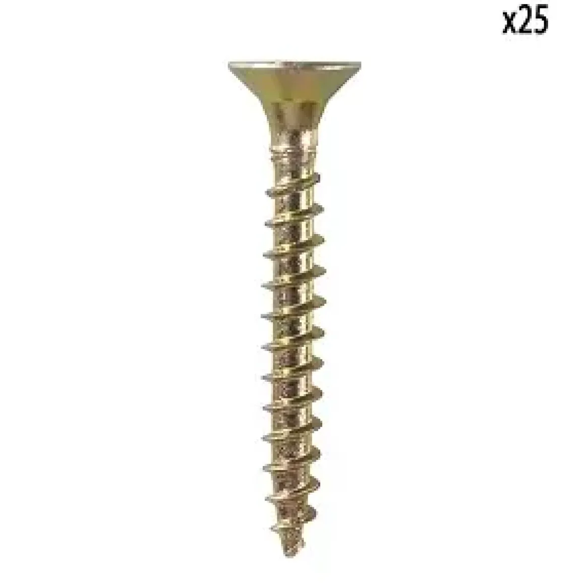 VIS AGGLOMERE POZIDRIVE TETE FRAISE ACIER BICHROMATE PZ2X4X3